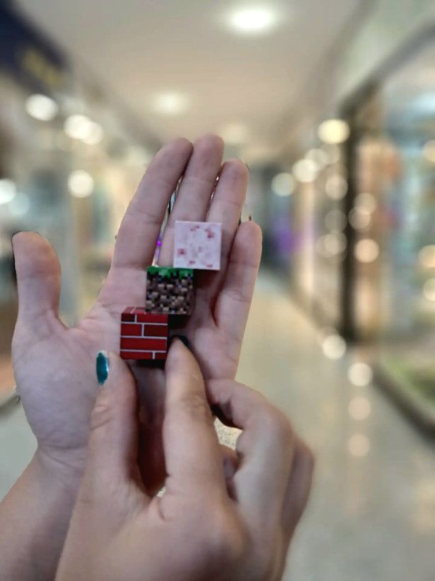 لگو بلوکی آهنربای ماینکرافت(۶تا بلوک به همراه یک آدمک ماینکرافت)