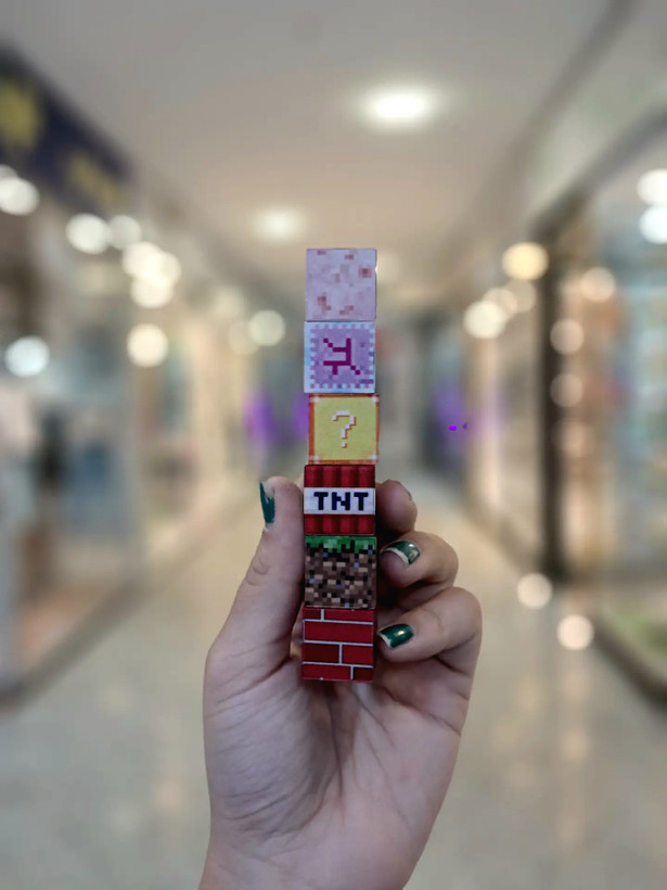 لگو بلوکی آهنربای ماینکرافت (۷تا بلوک به همراه آدمک ماینکرافت)