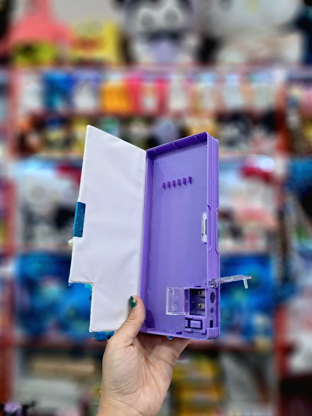 جامدادی نیم کتابی با طرح کرومی